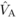 $\hat {V}_{\rm A}$