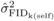 $\hat {\sigma}_{\rm FID_{k(self)} }^2 $