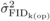 $\hat {\sigma}_{\rm FID_{\rm k(op)} }^2 $